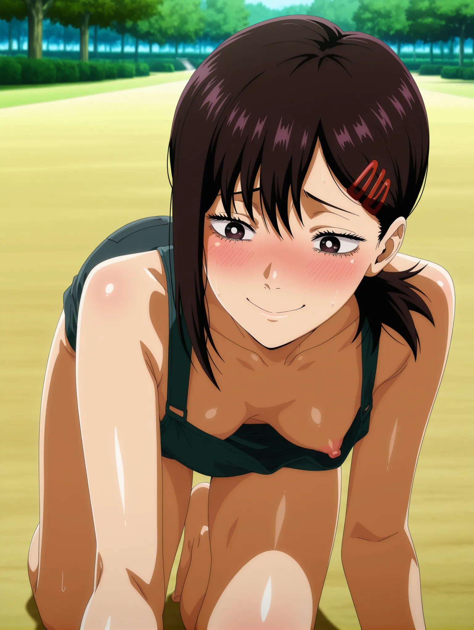 胸チラ