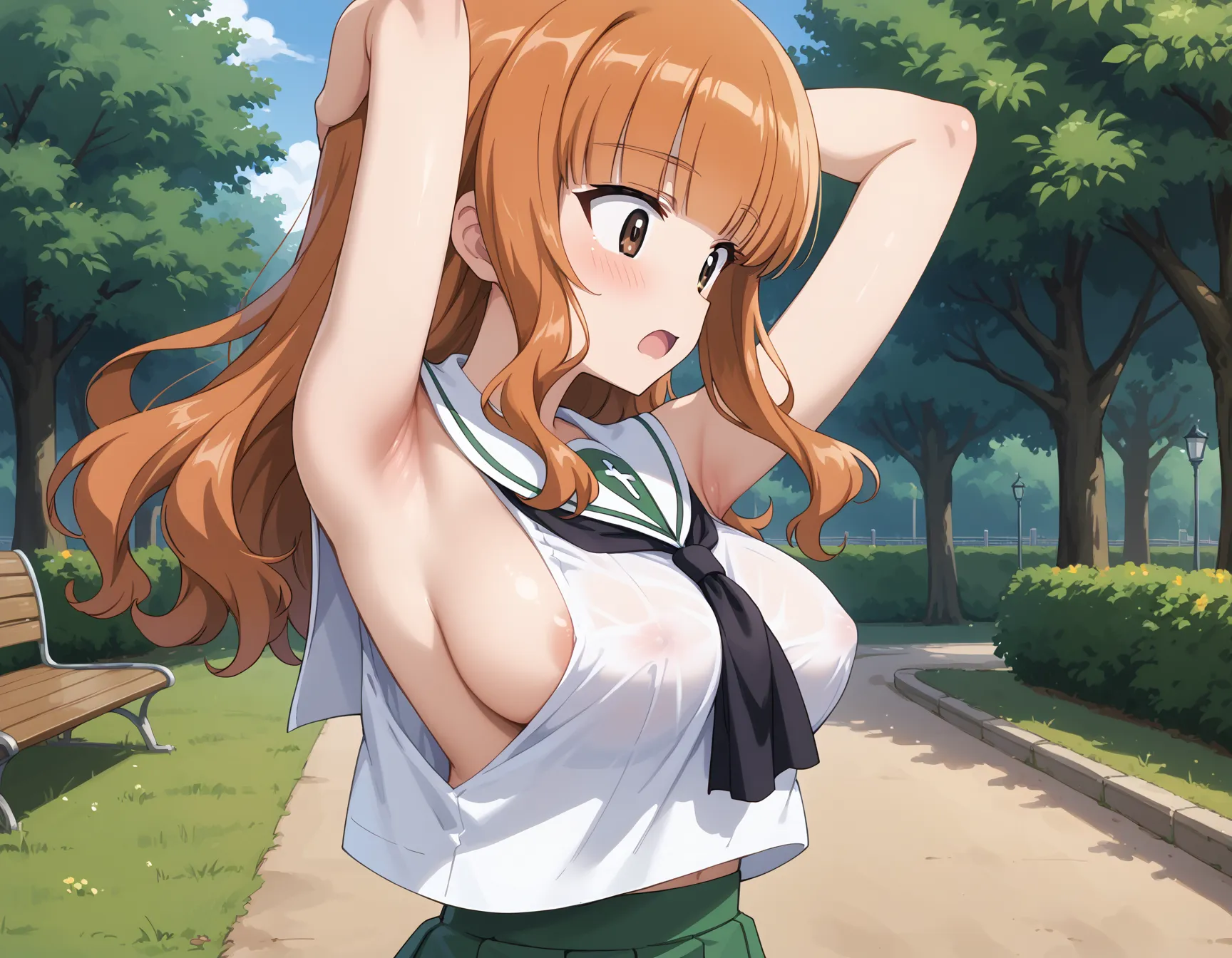 横乳