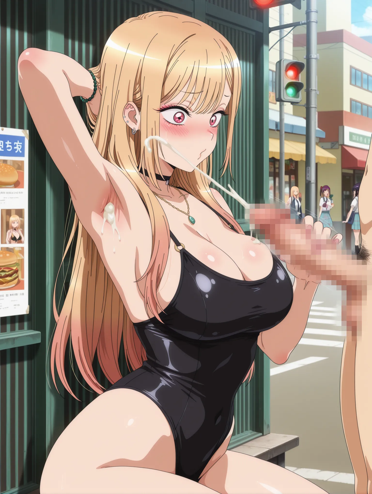 腋コキ