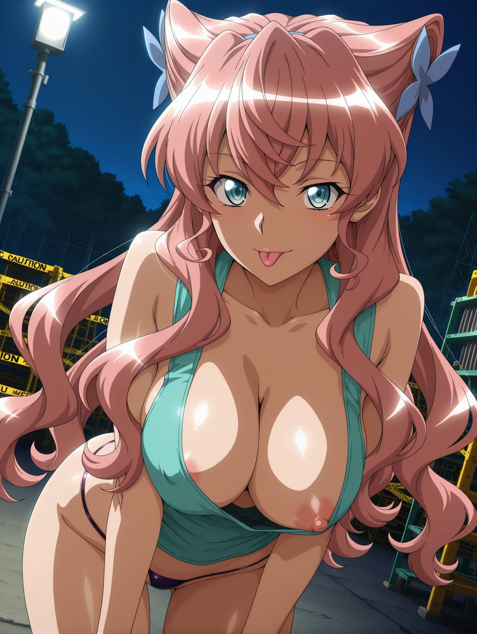 胸チラ