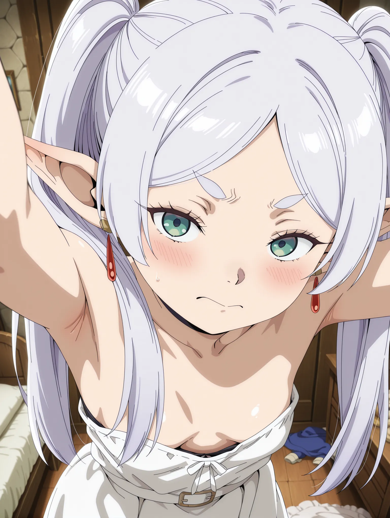 胸チラ