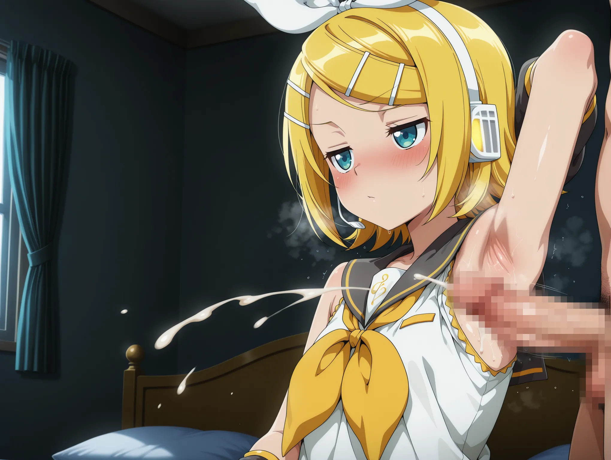 腋コキ