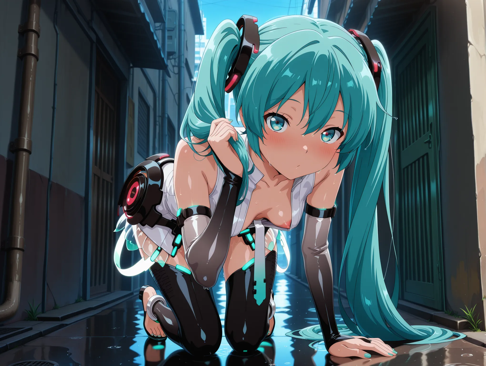 胸チラ