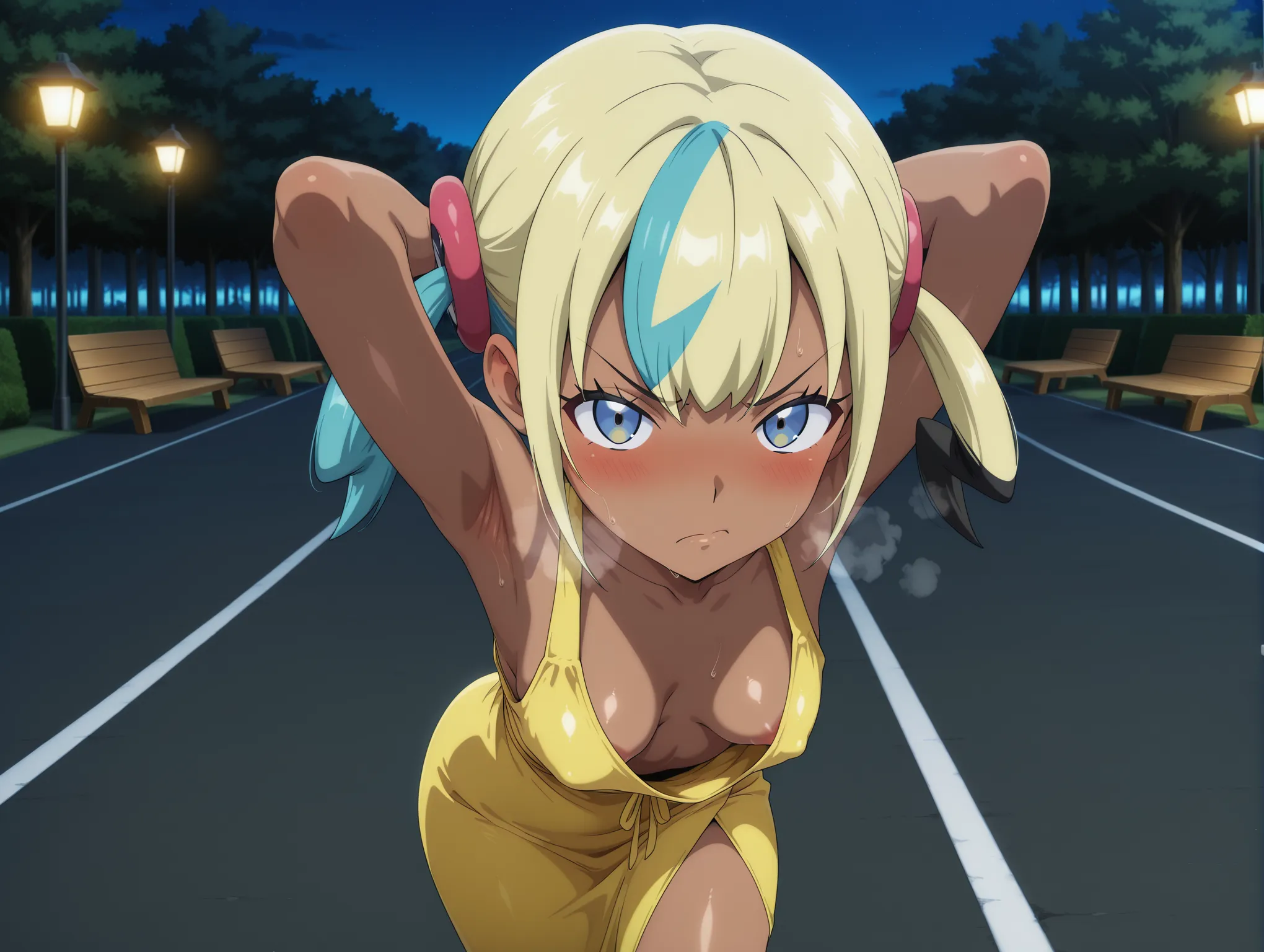 胸チラ