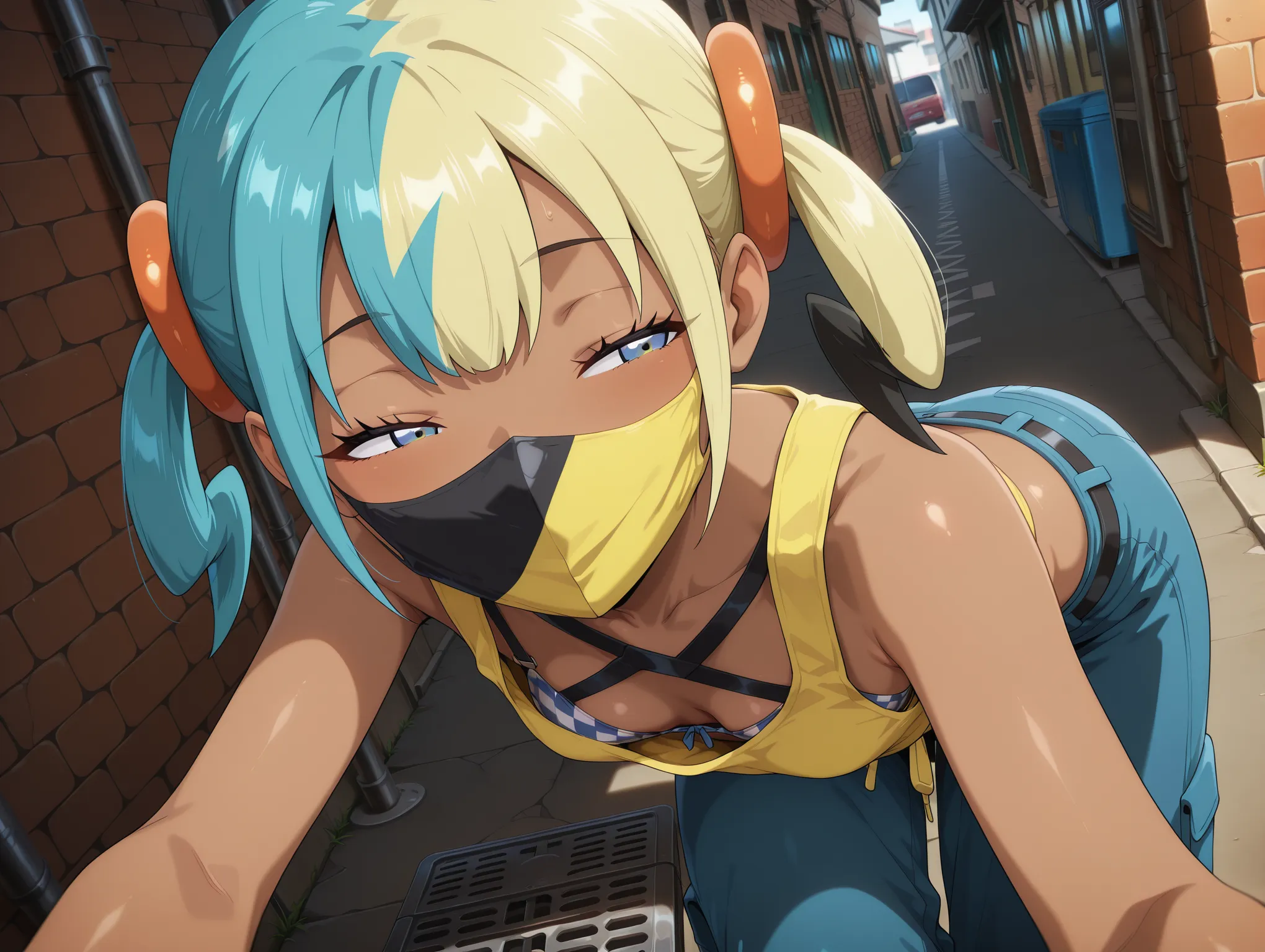 胸チラ