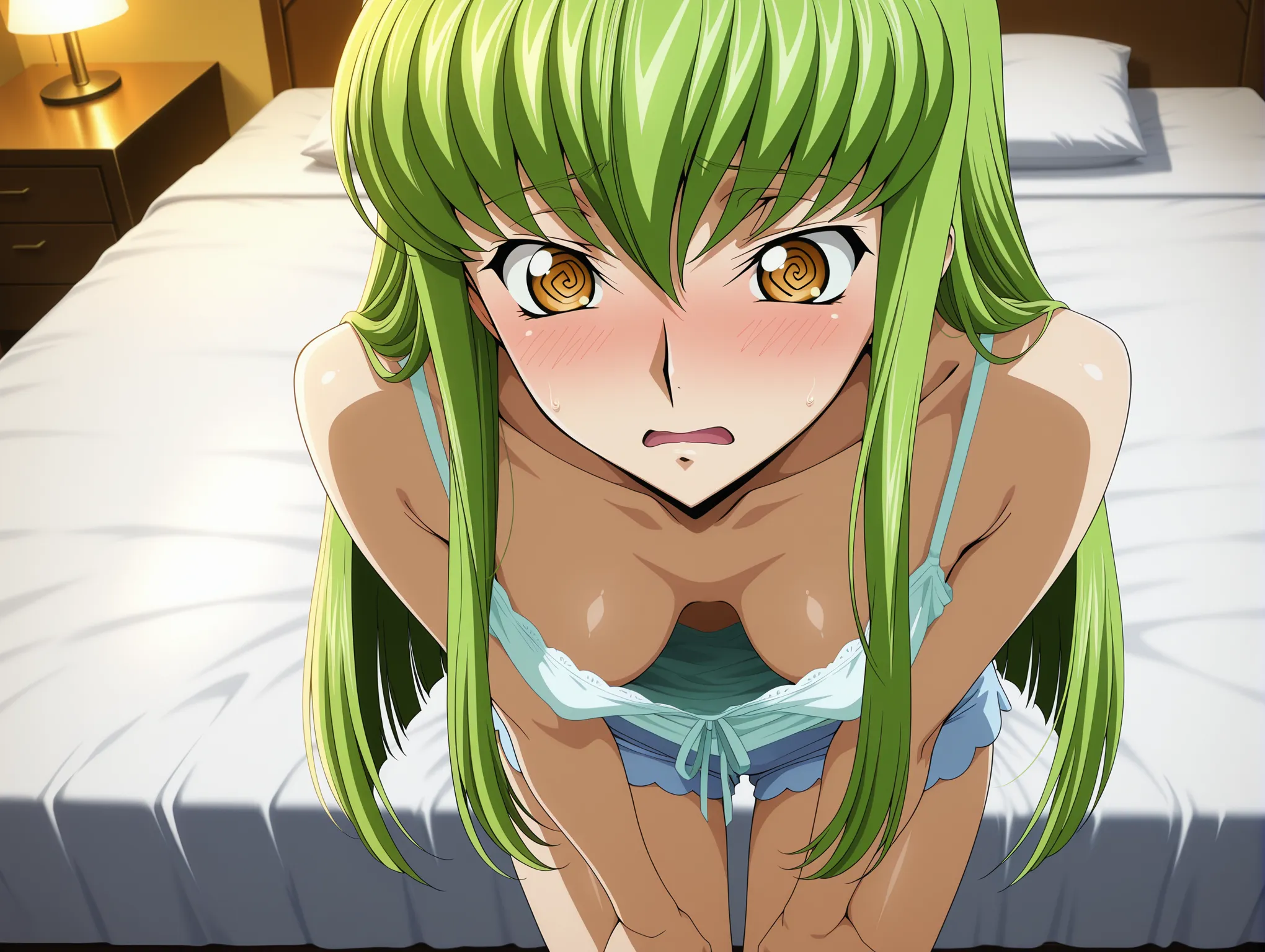 胸チラ