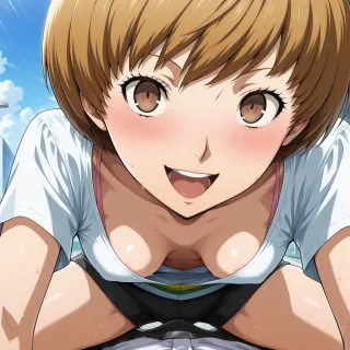 胸チラ