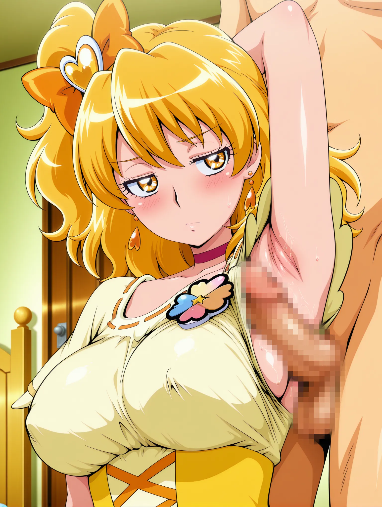 腋コキ