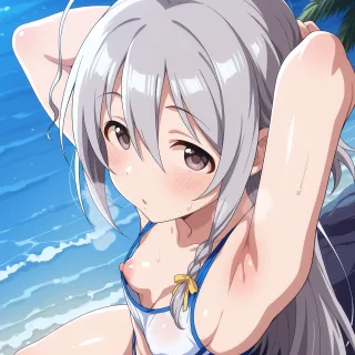 胸チラ