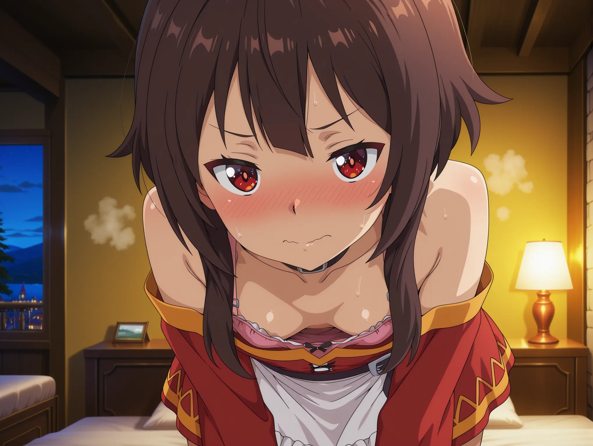 胸チラ