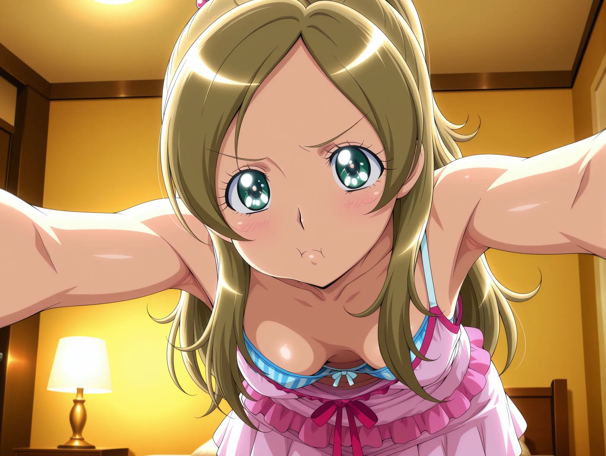 胸チラ