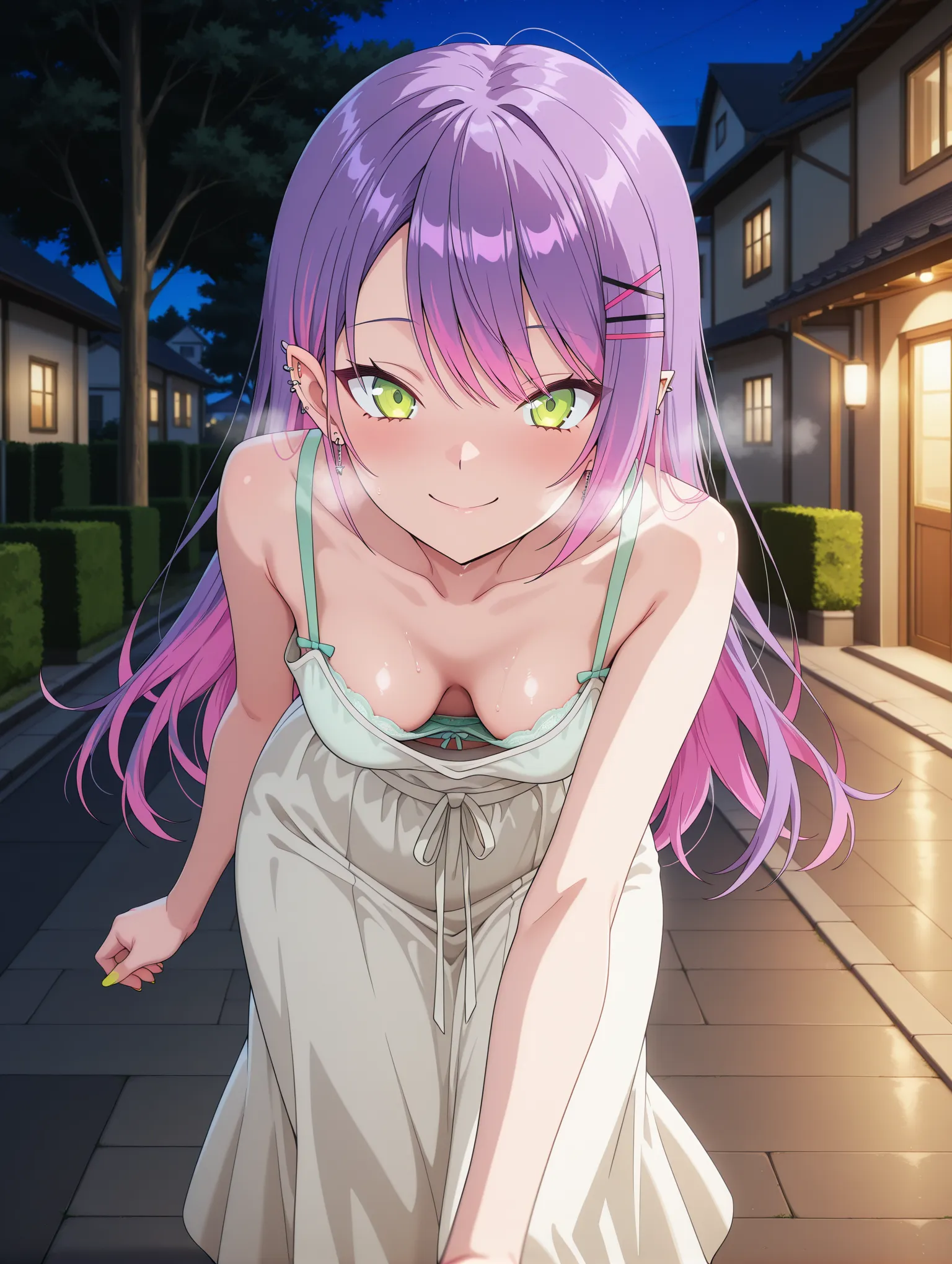 胸チラ