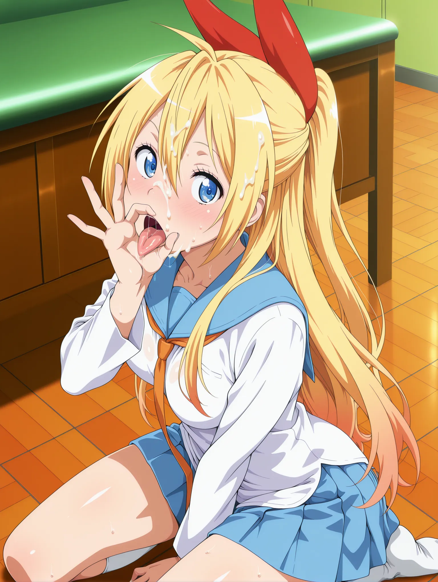 顔射