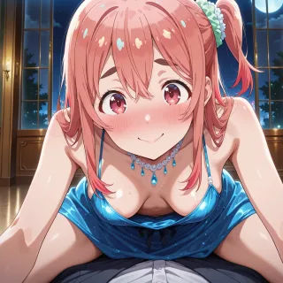 胸チラ