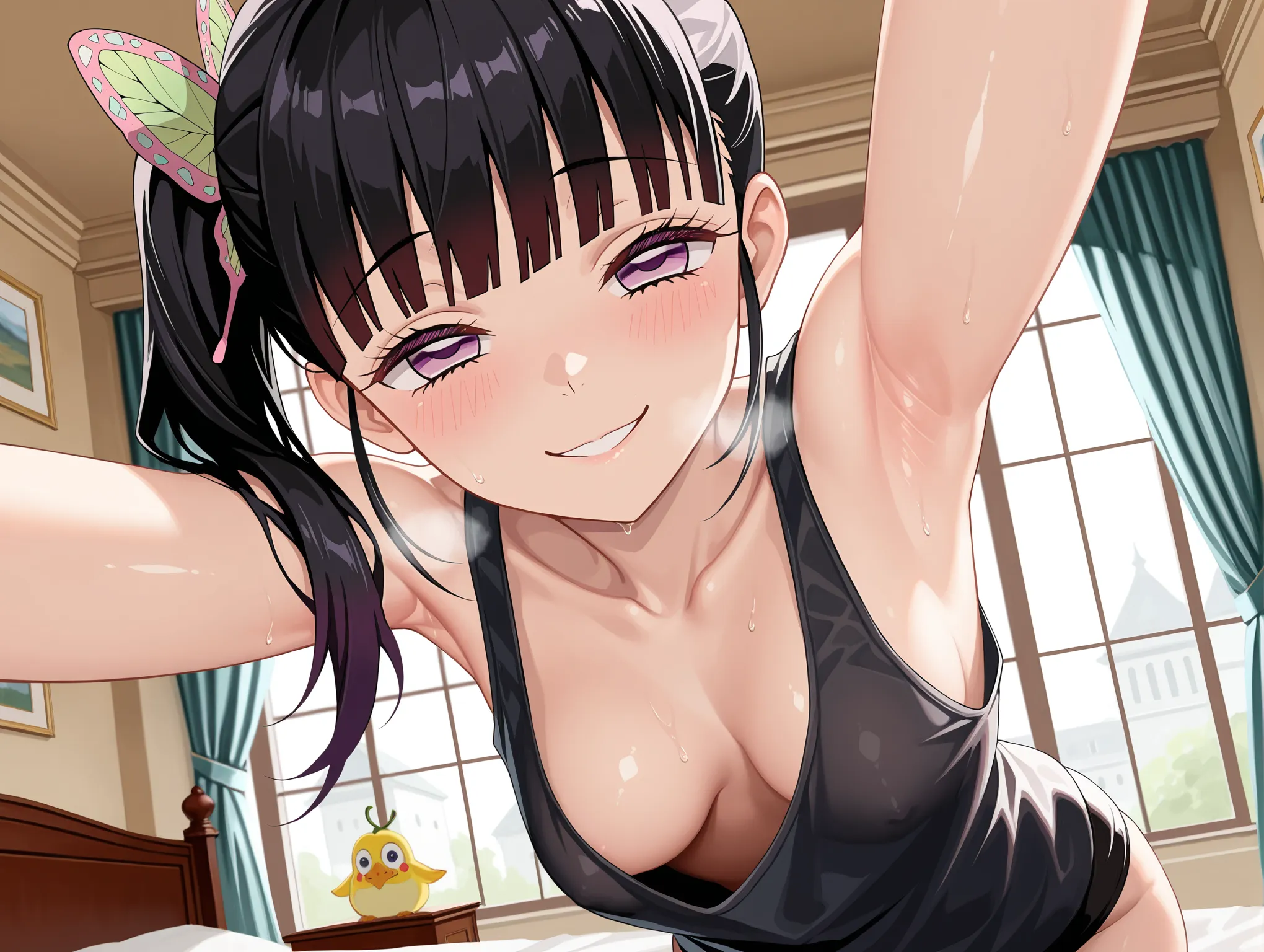 胸チラ