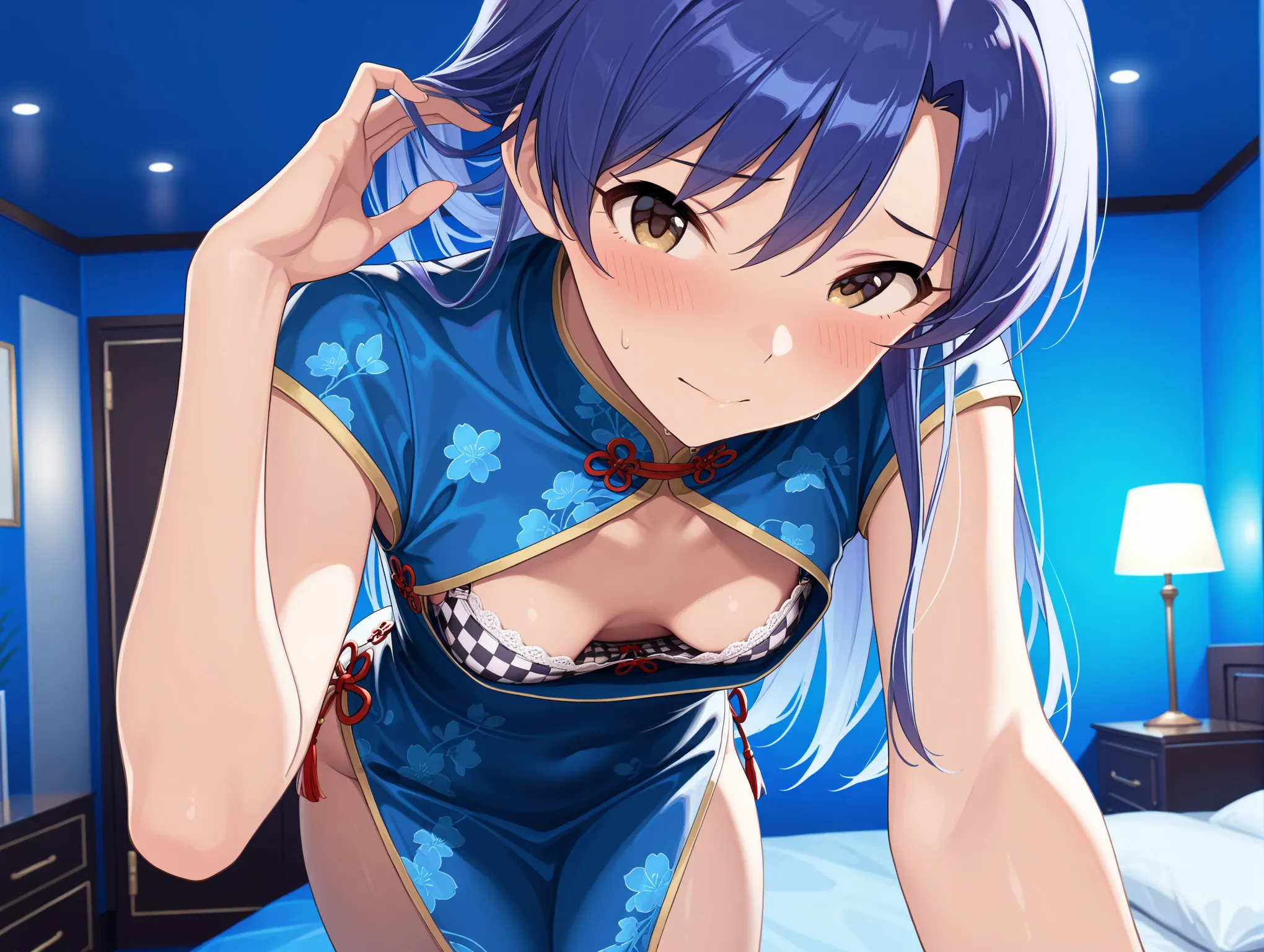 胸チラ