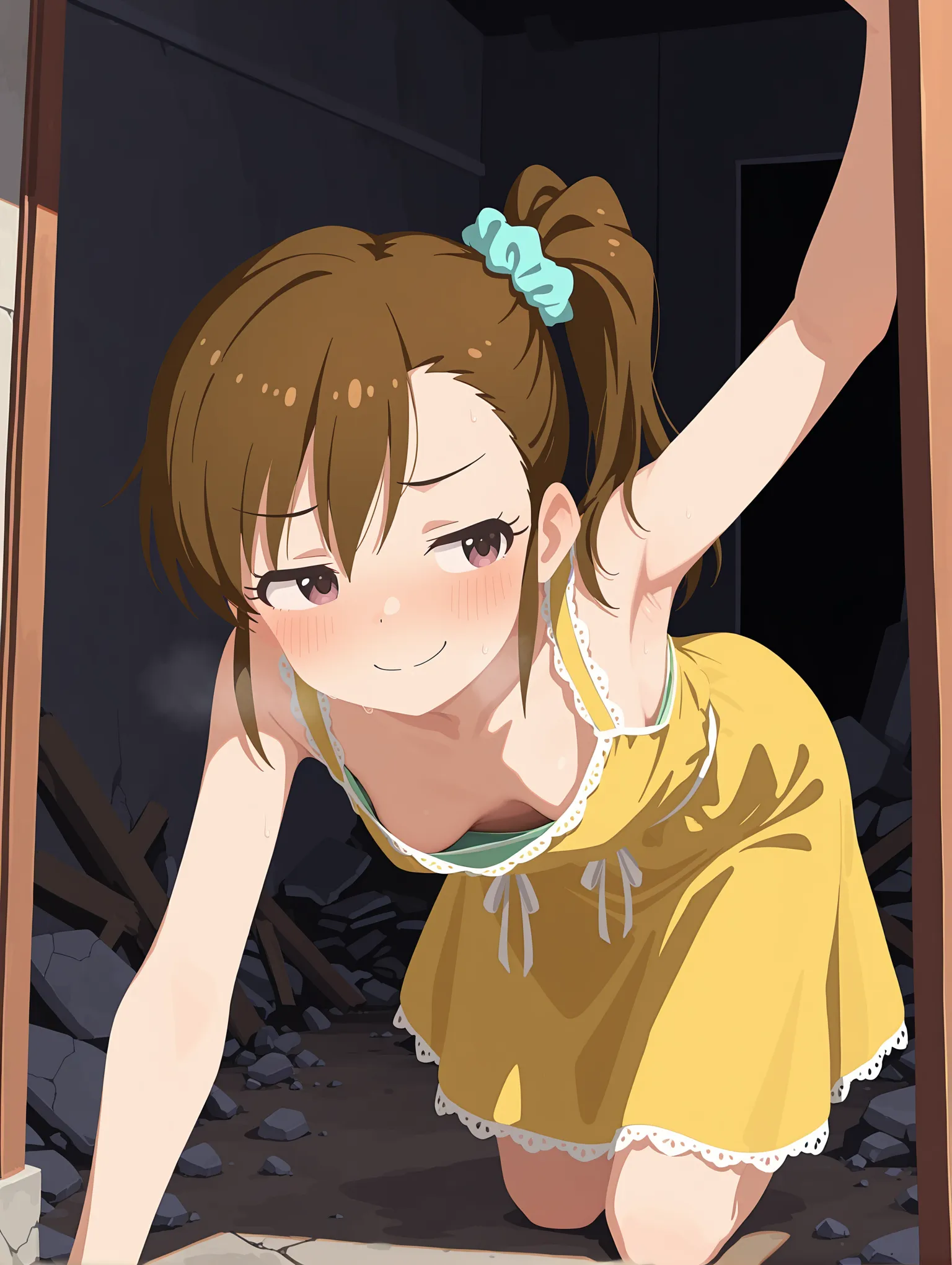 胸チラ