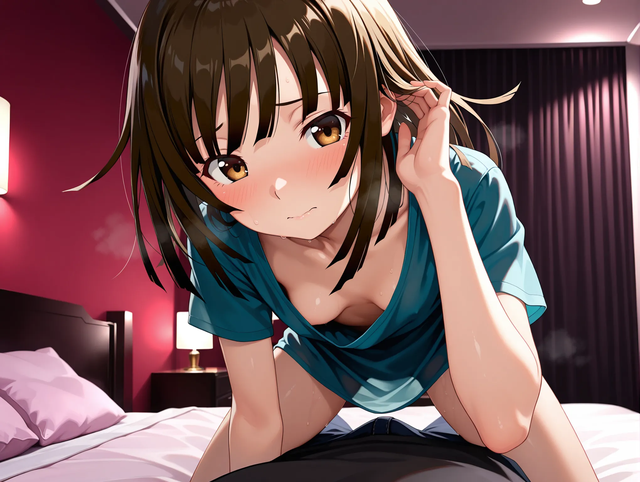 胸チラ