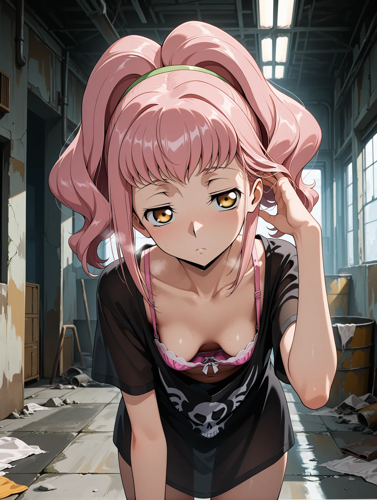 胸チラ