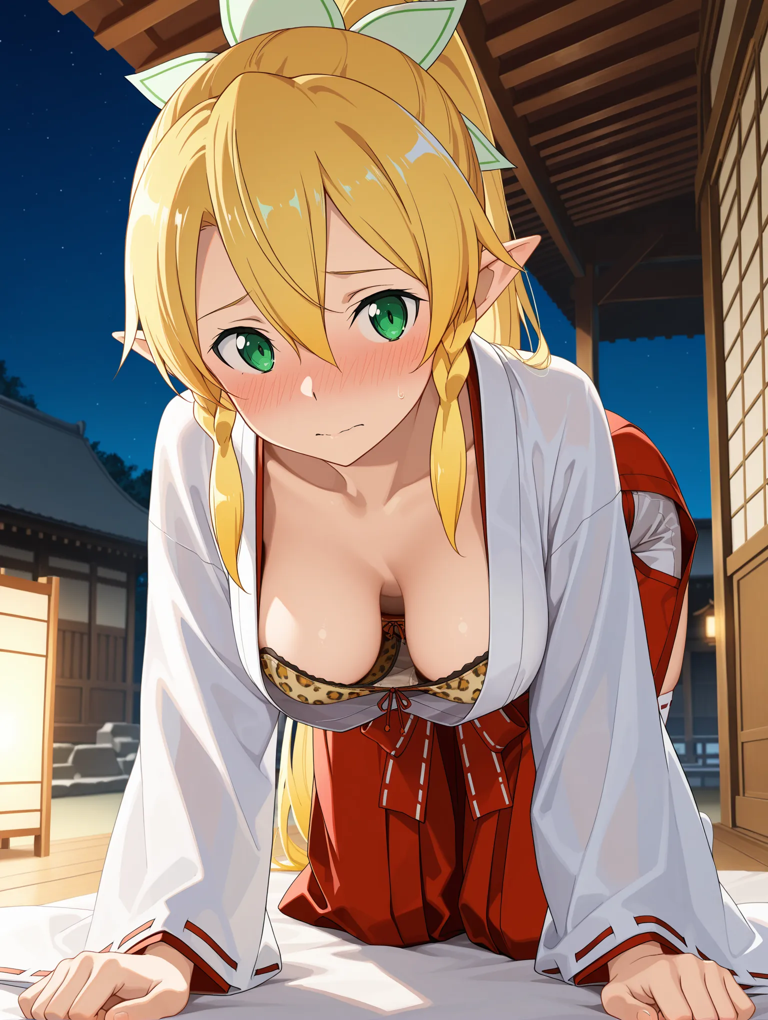 胸チラ