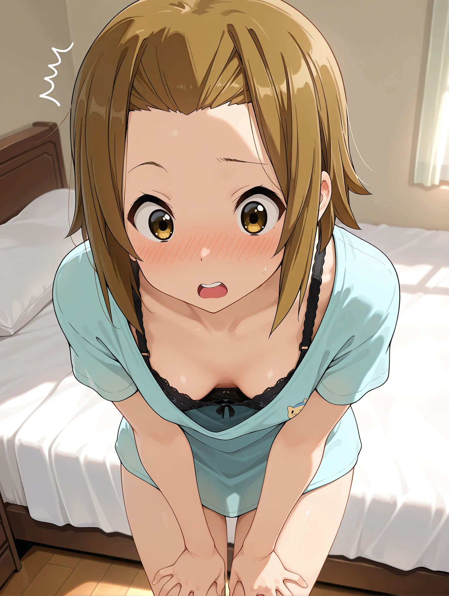 胸チラ