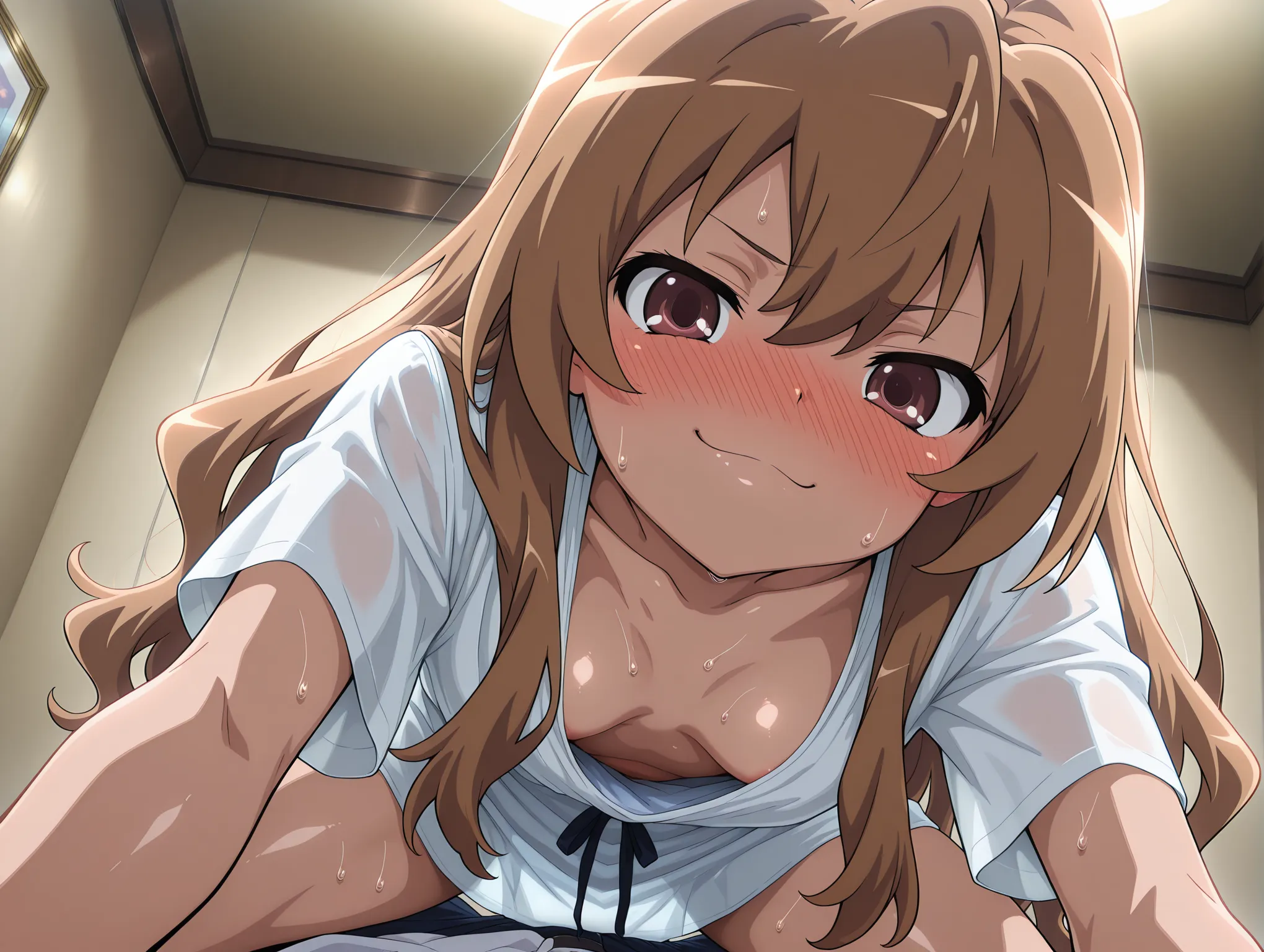 胸チラ
