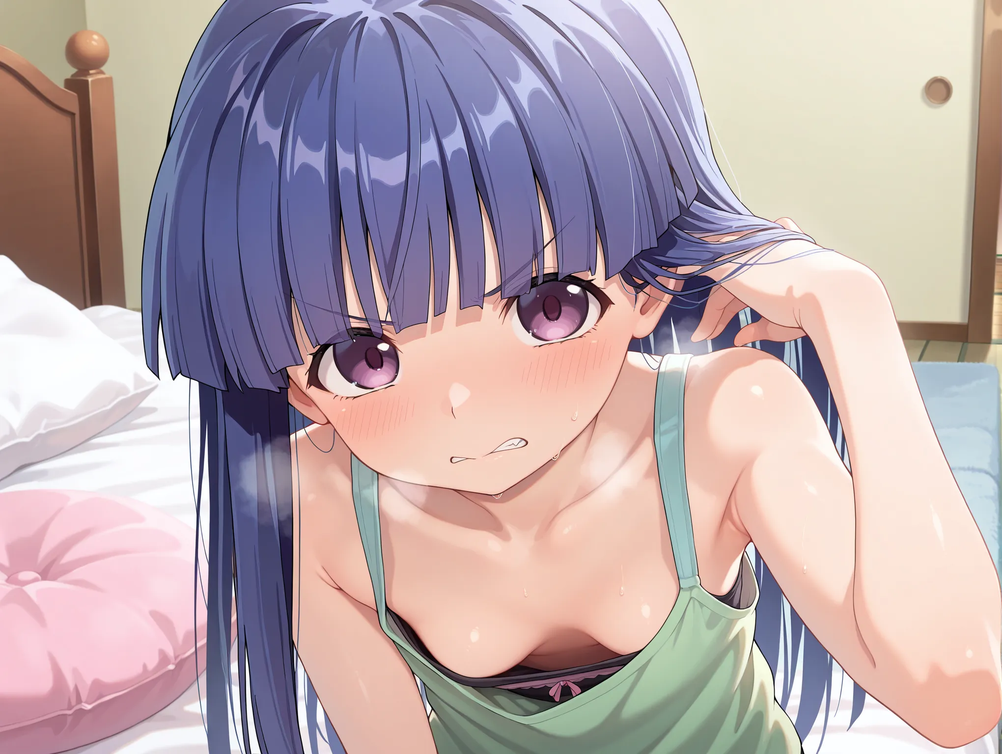 胸チラ