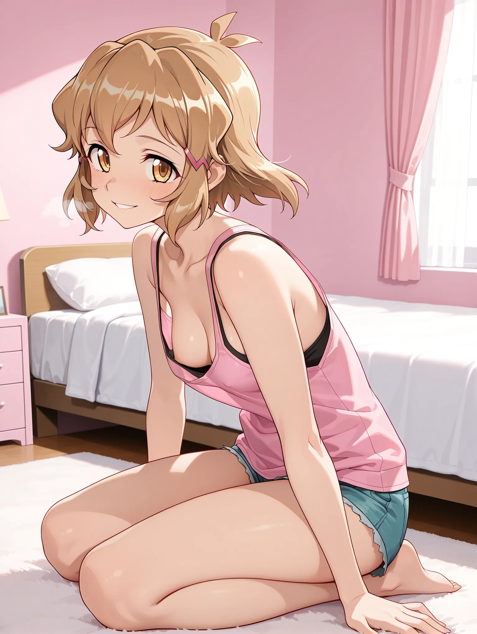 胸チラ
