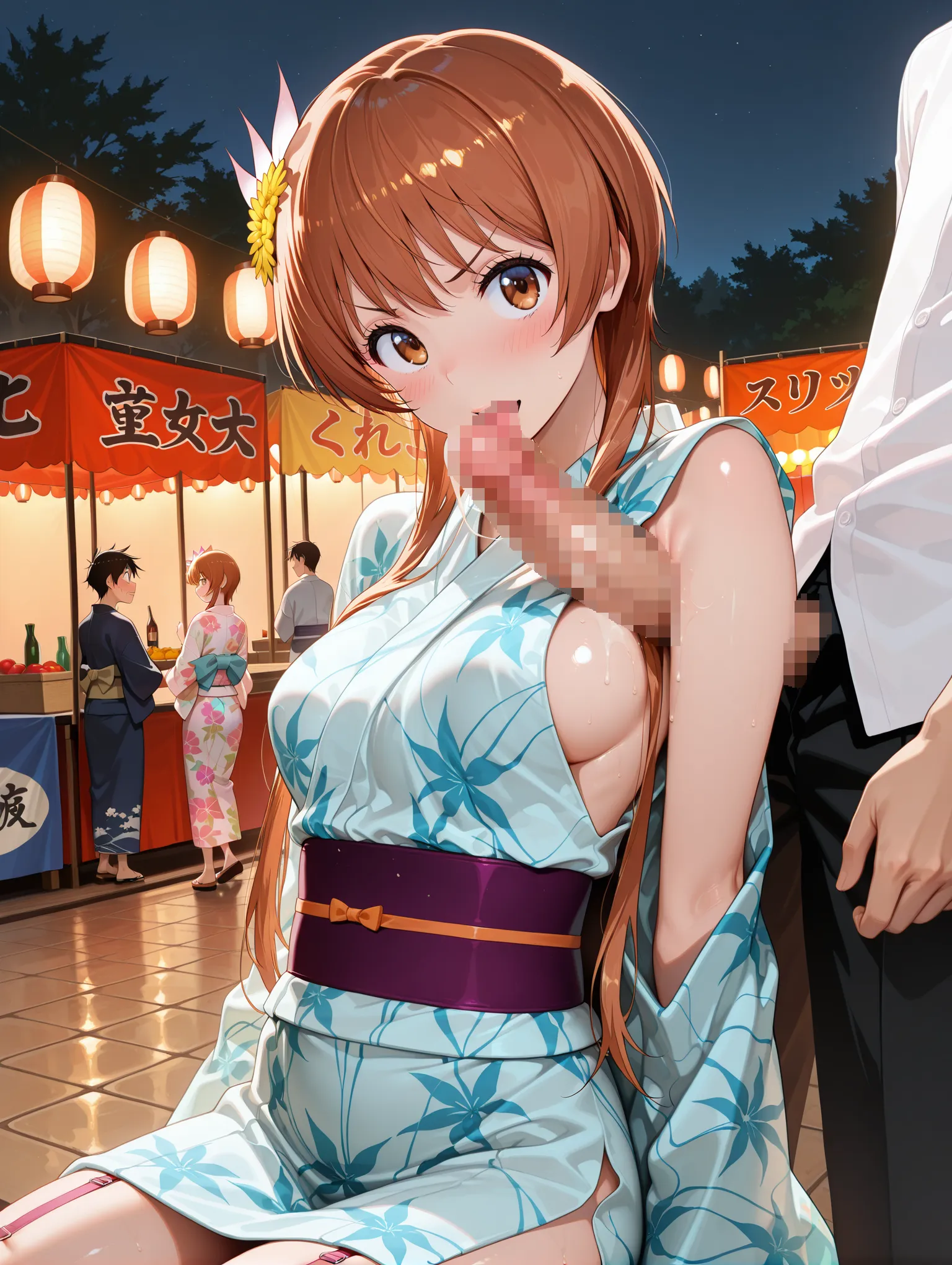 腋コキ