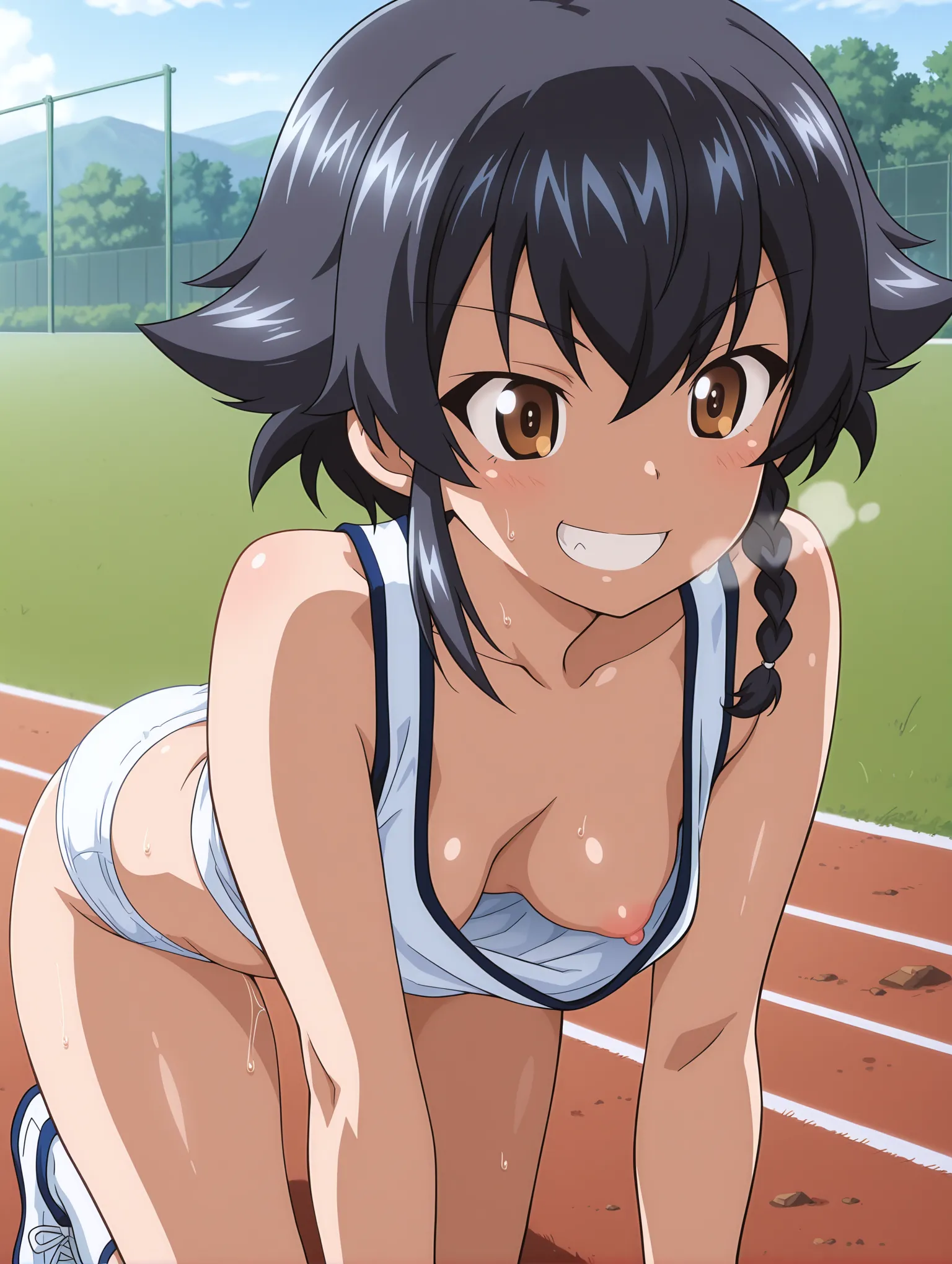 胸チラ