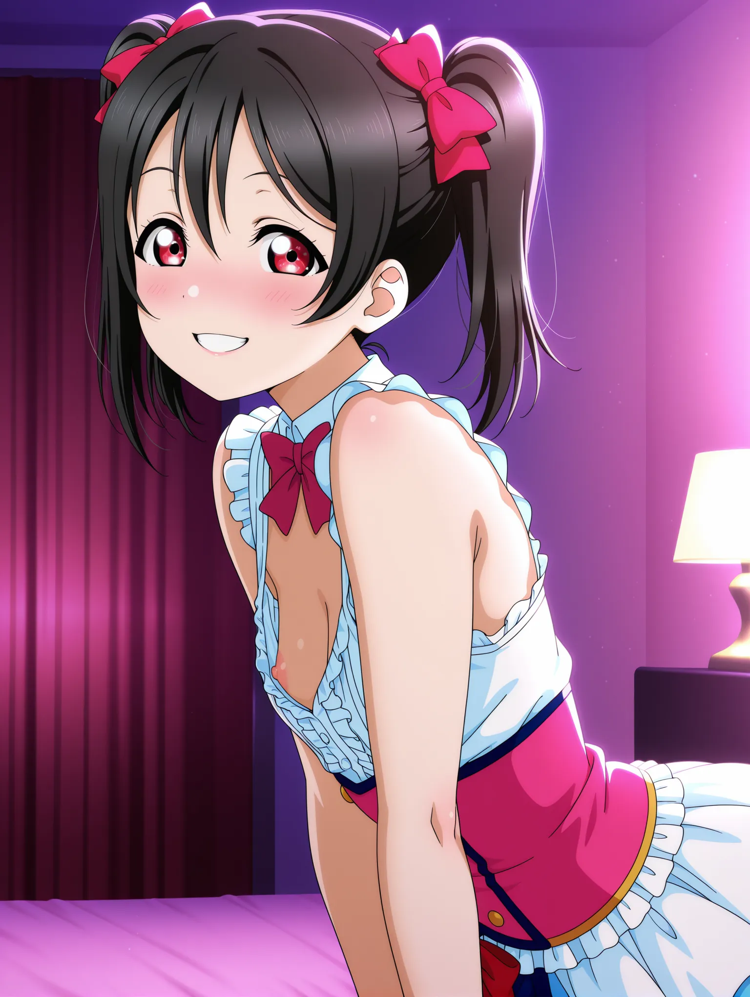 胸チラ