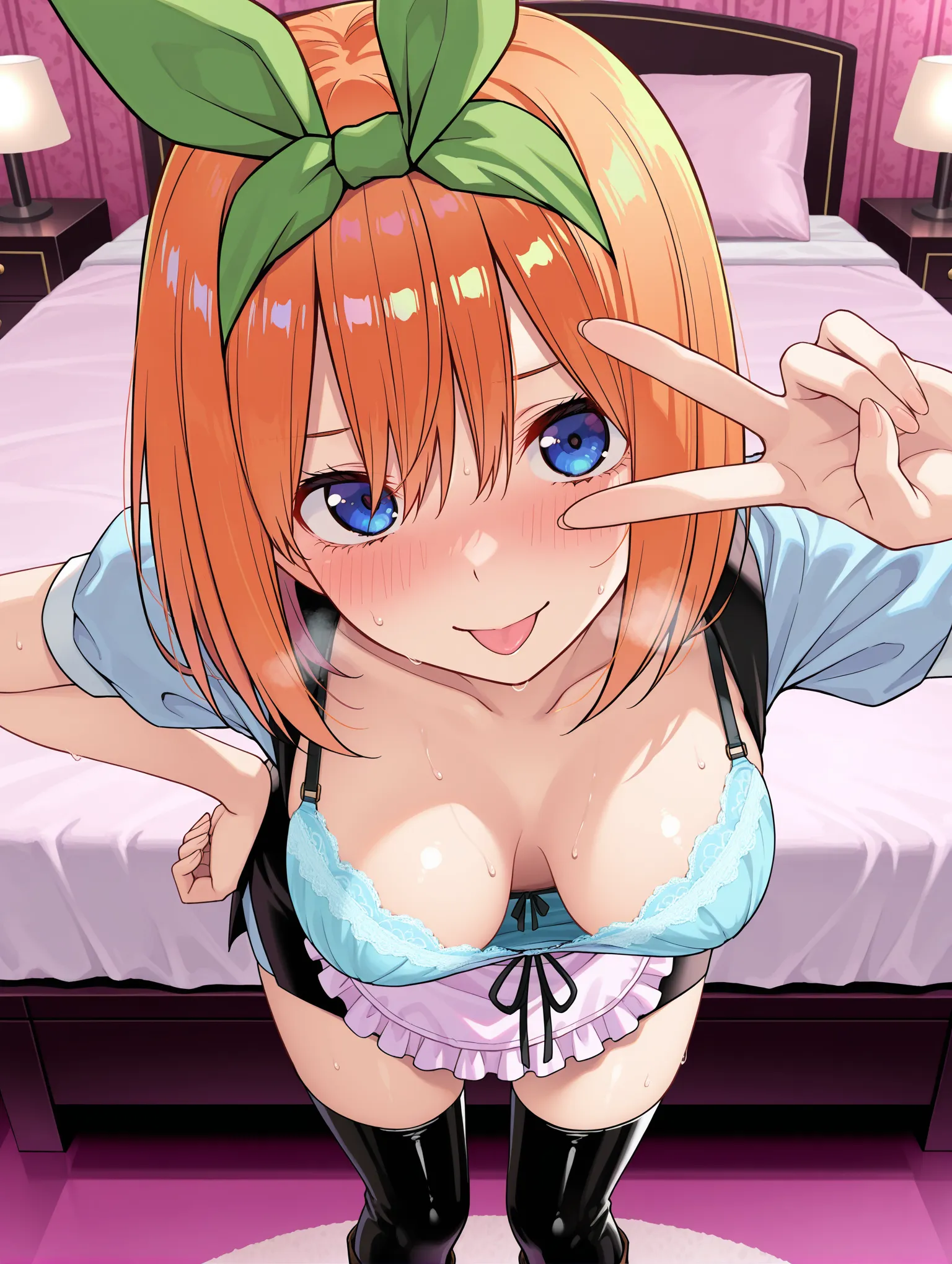 胸チラ