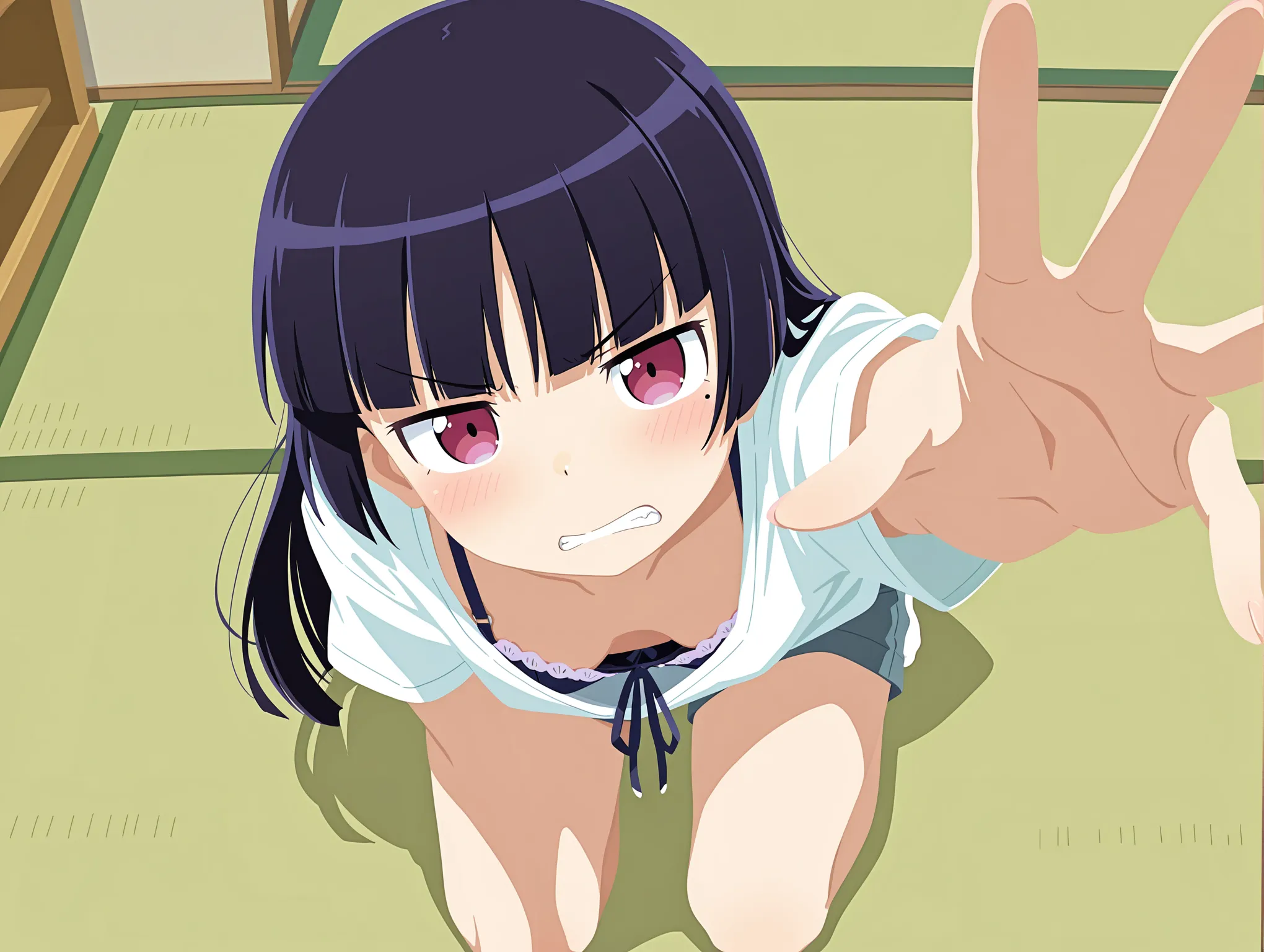 胸チラ