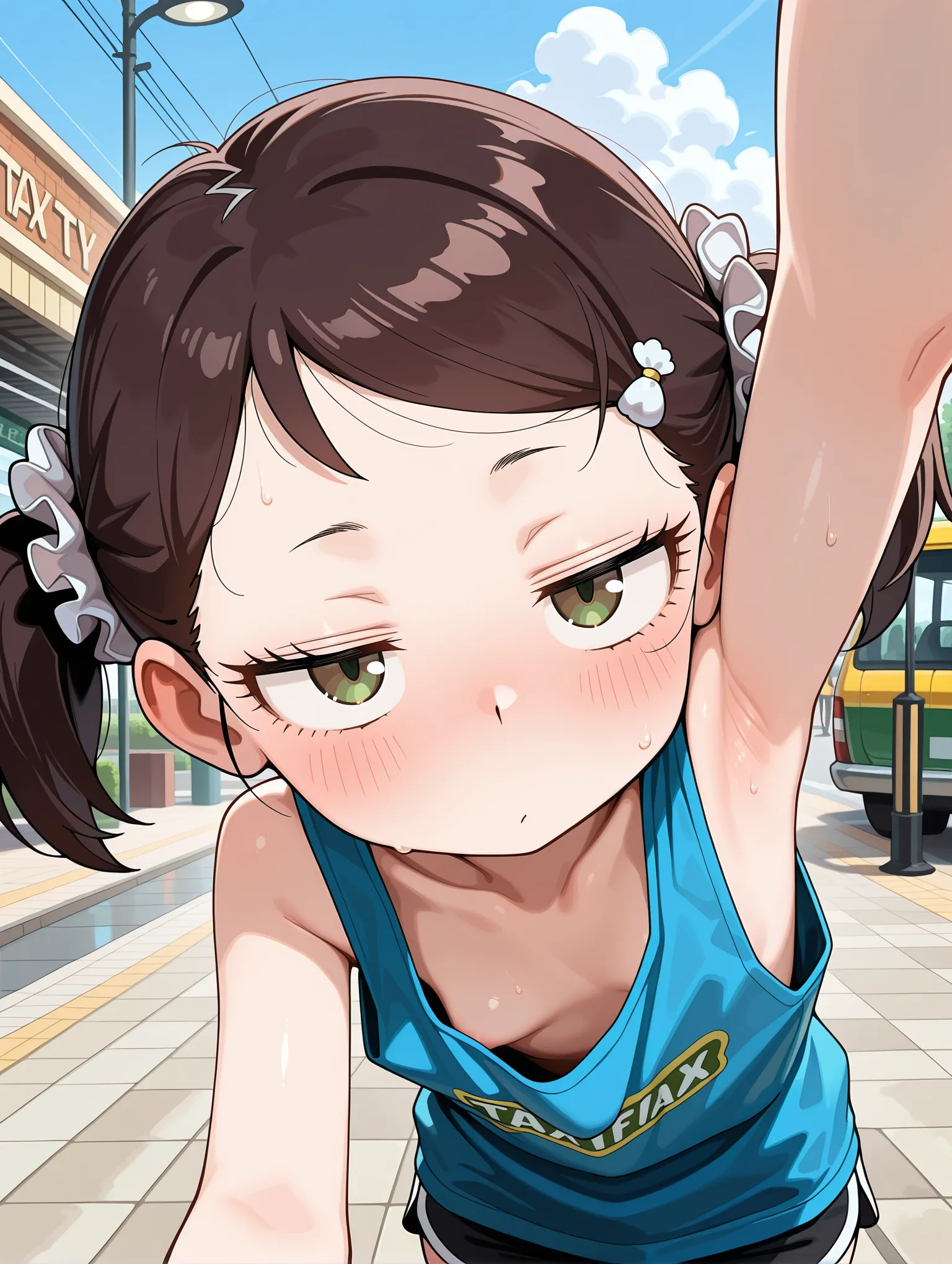 胸チラ