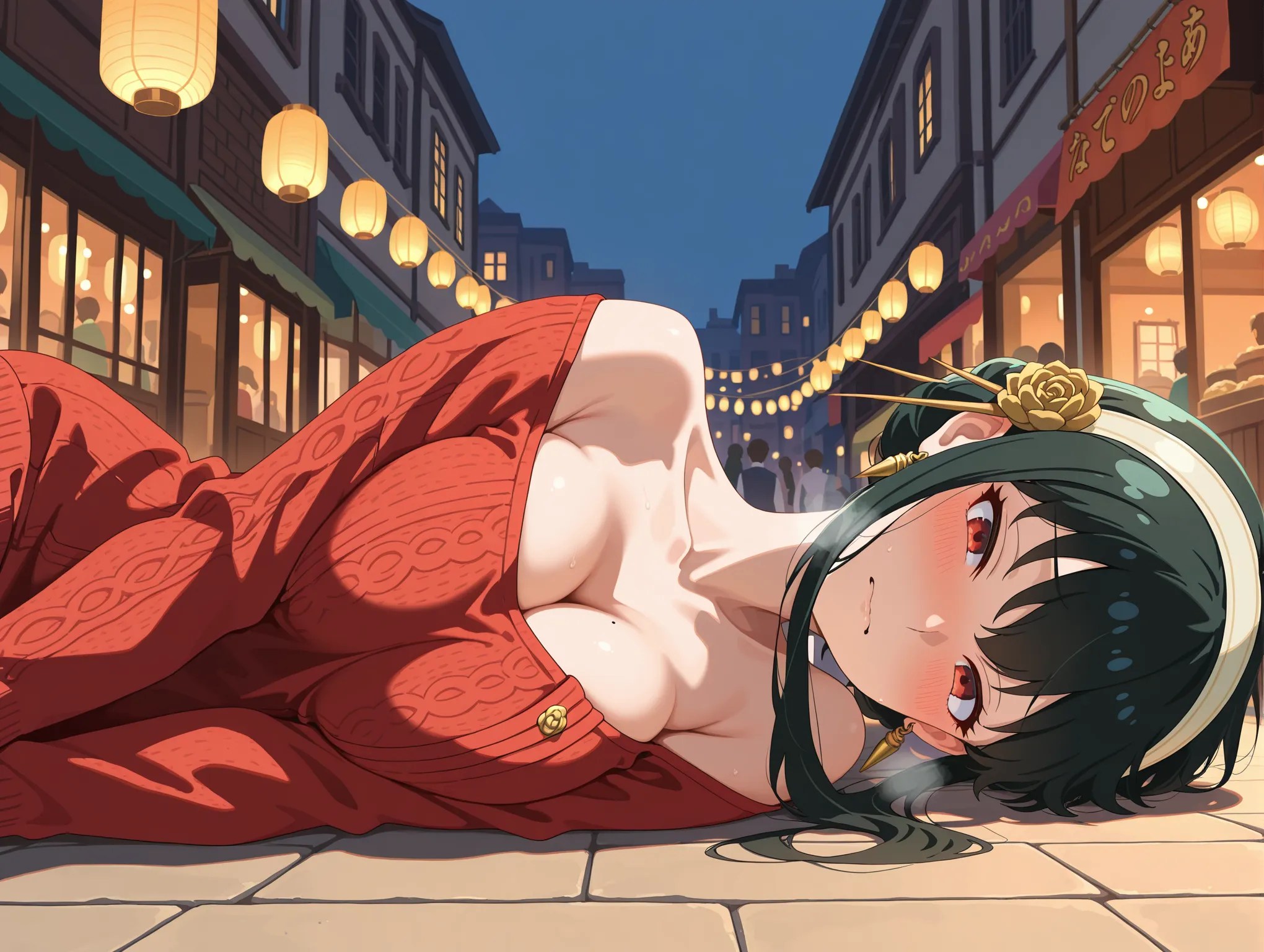 谷間