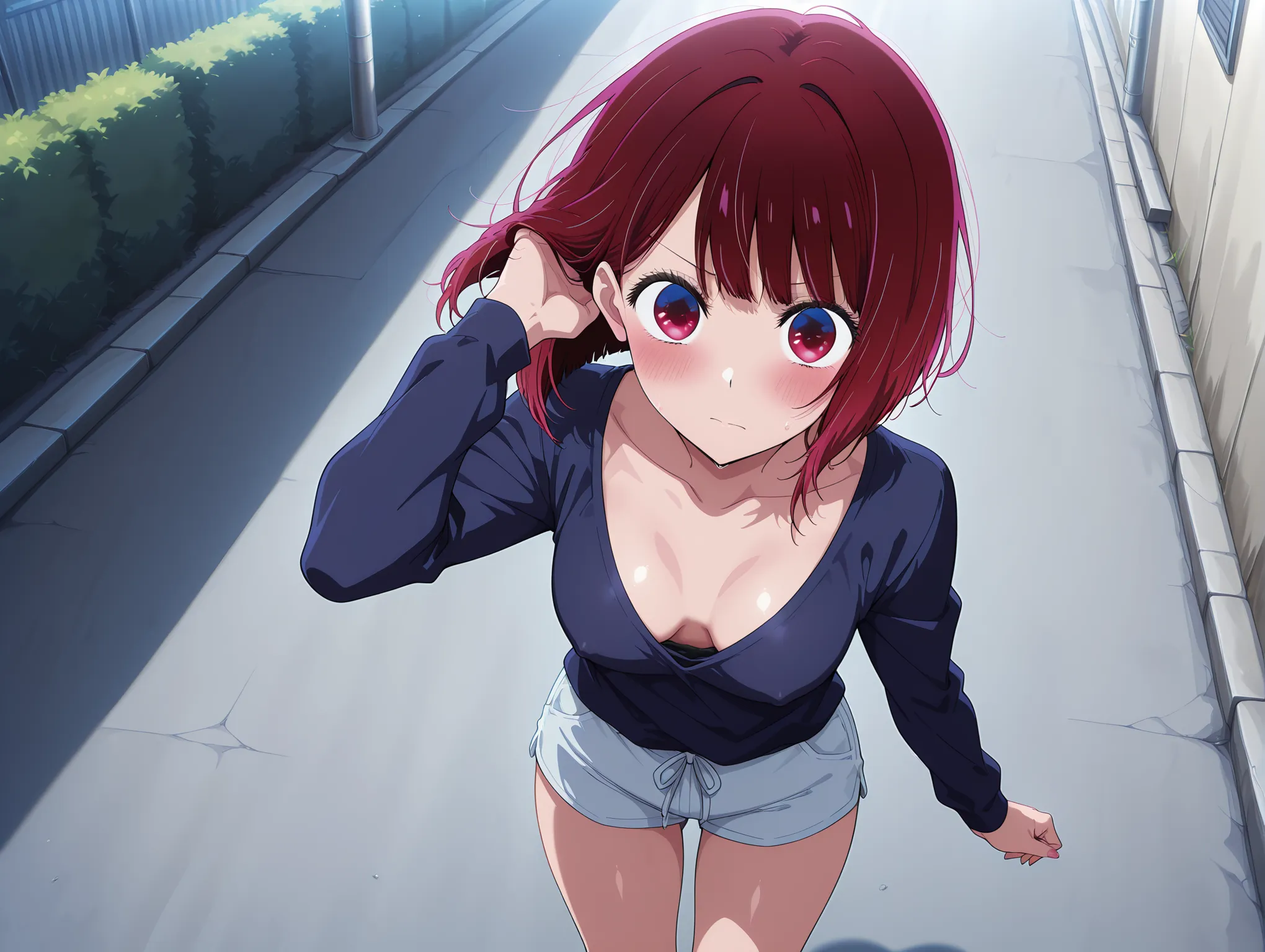 胸チラ
