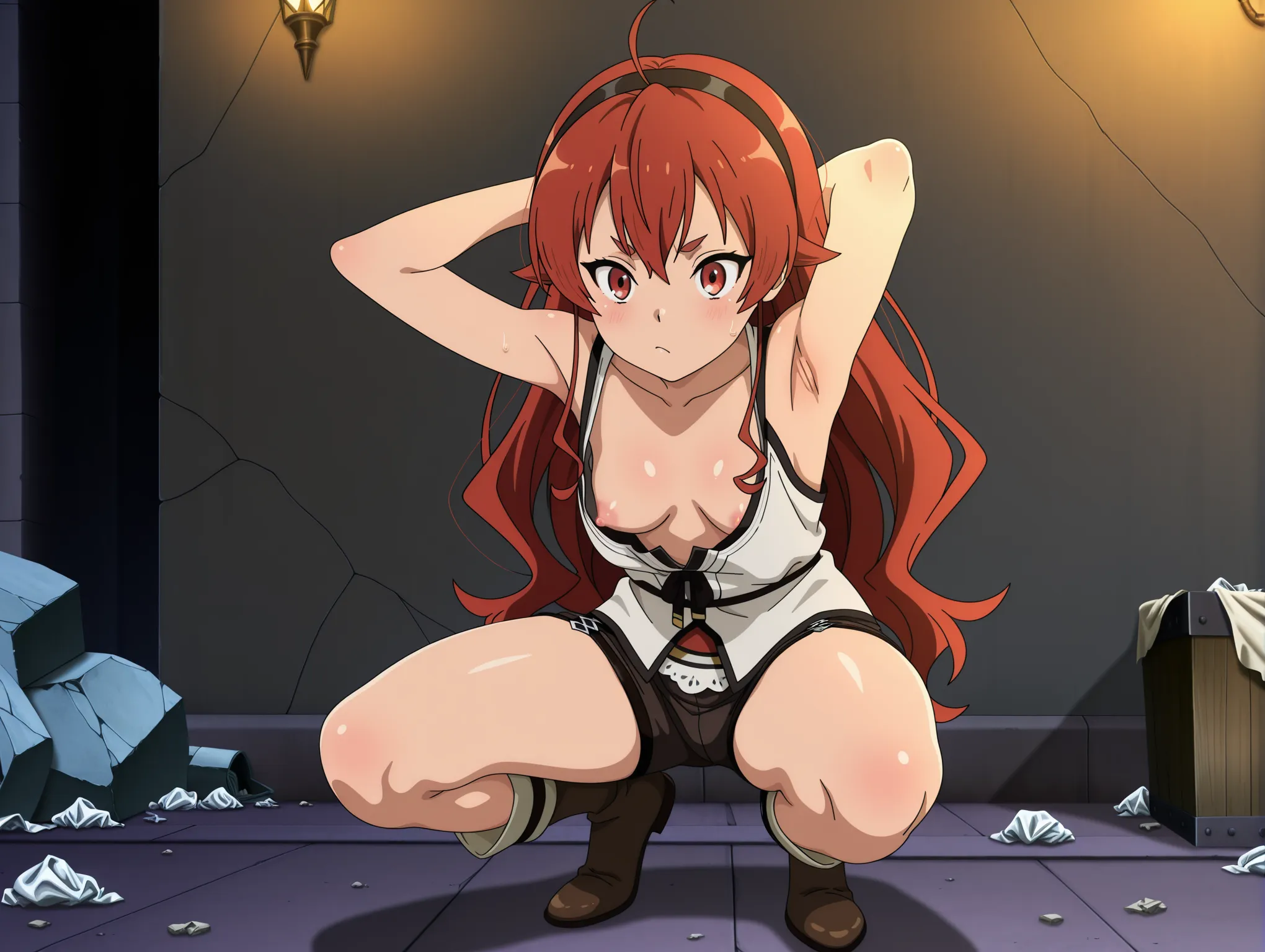 胸チラ