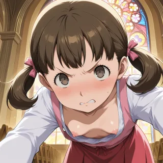 胸チラ