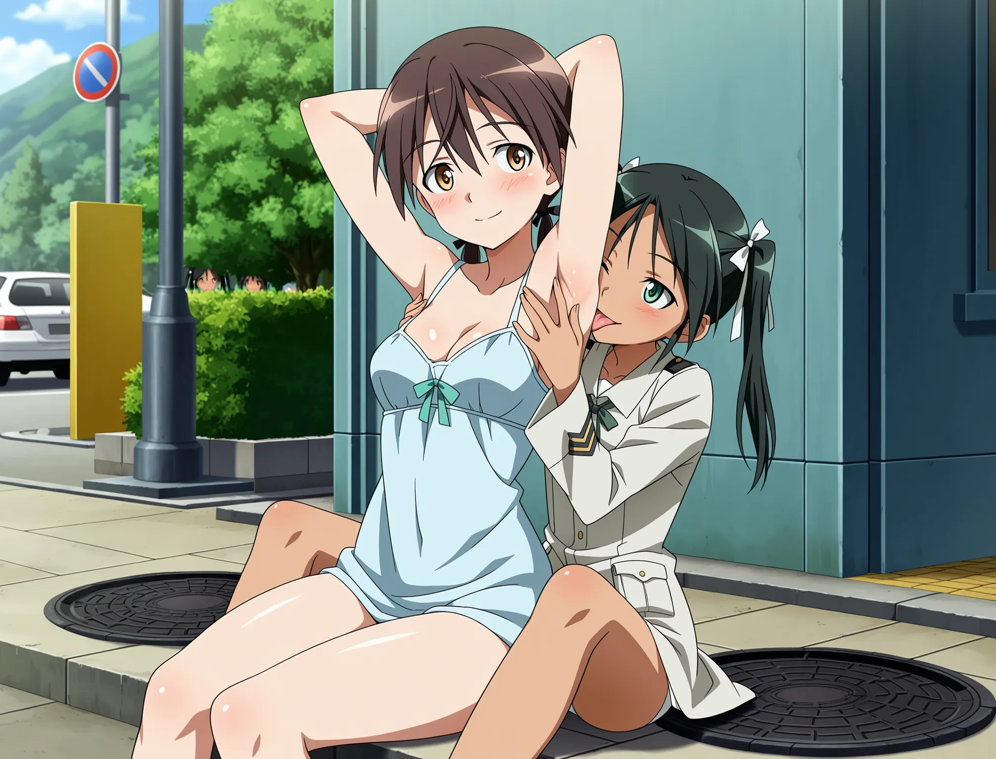 谷間