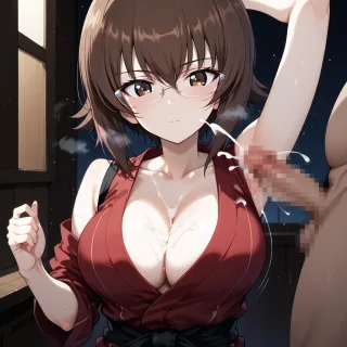腋コキ