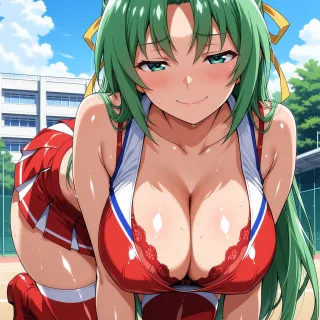 胸チラ
