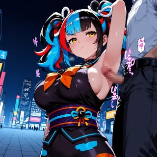 腋コキ