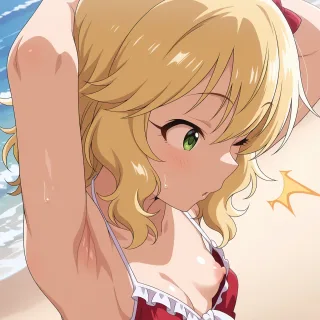 胸チラ