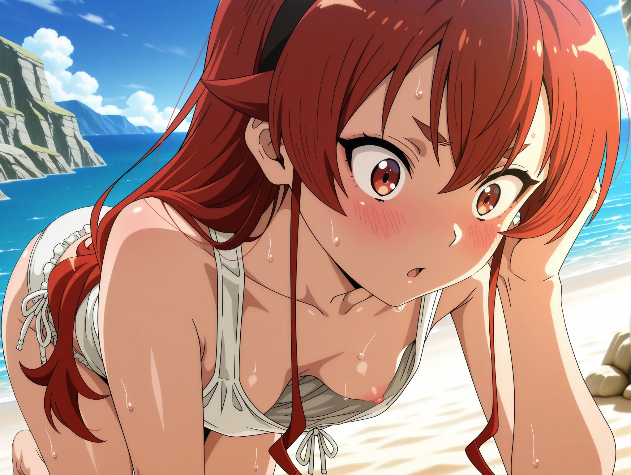 胸チラ