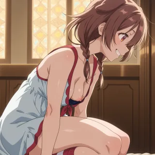 胸チラ