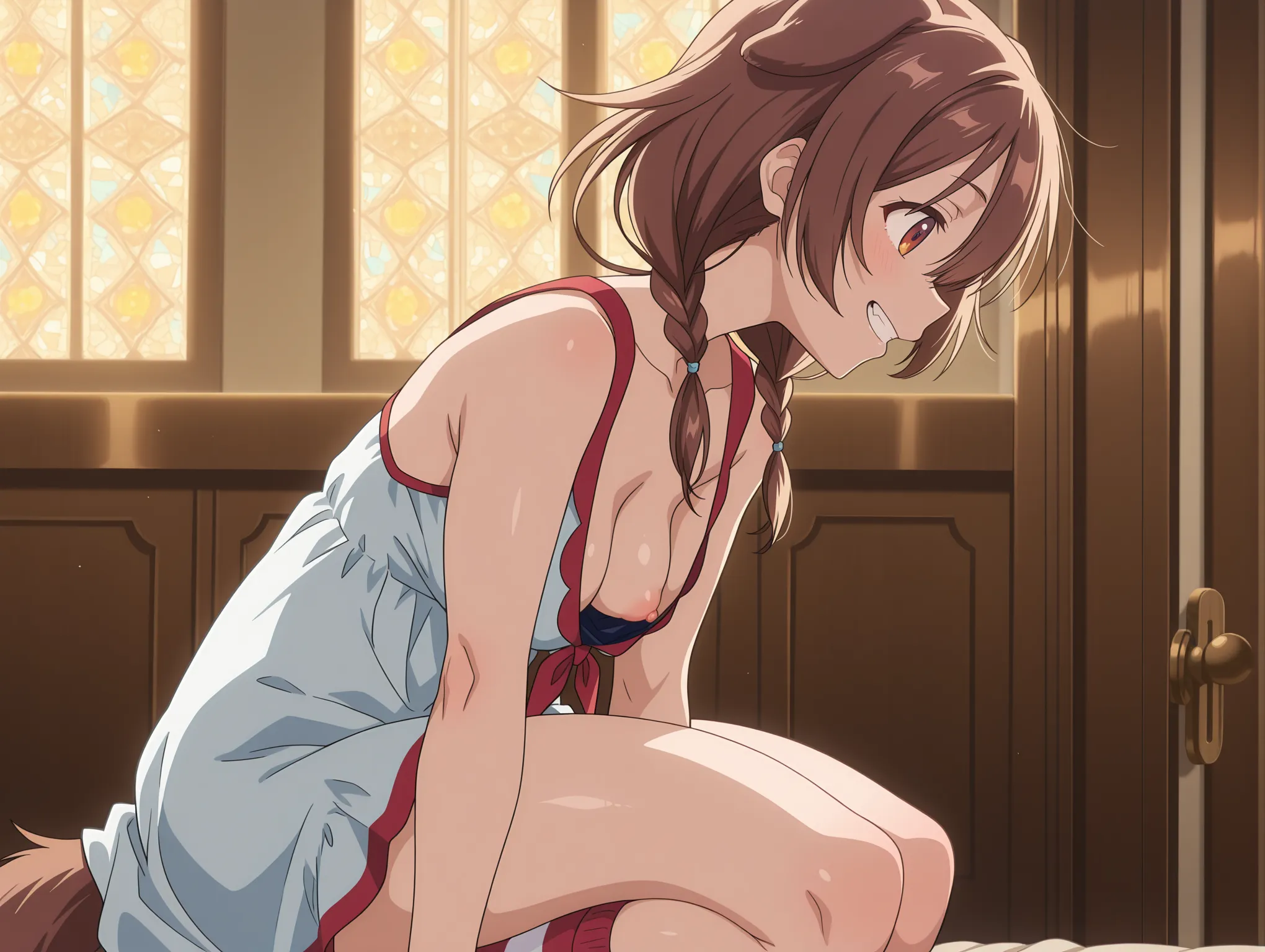 胸チラ
