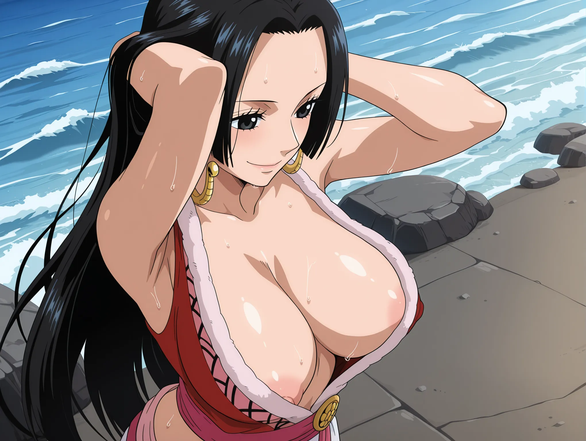 胸チラ