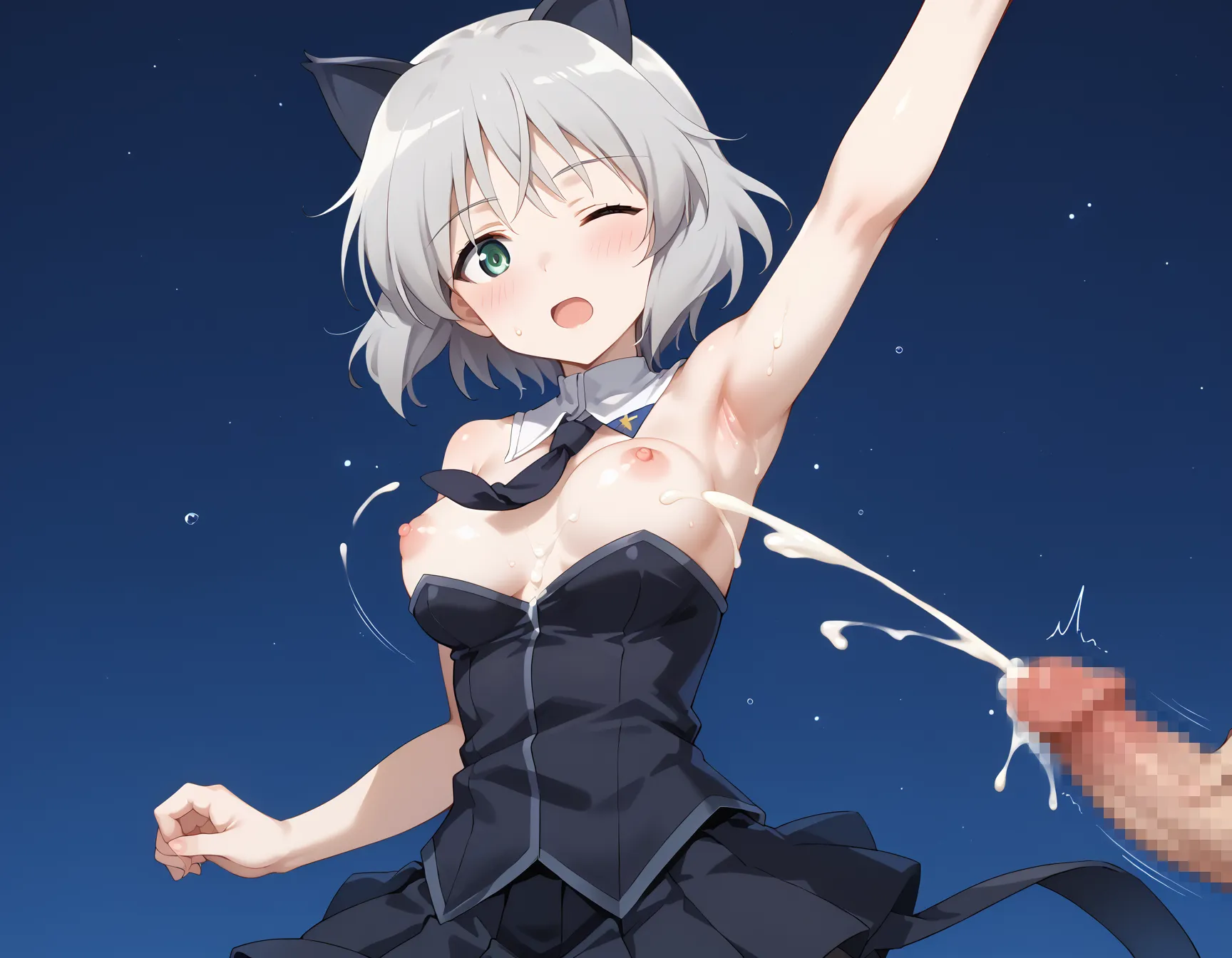 腋コキ