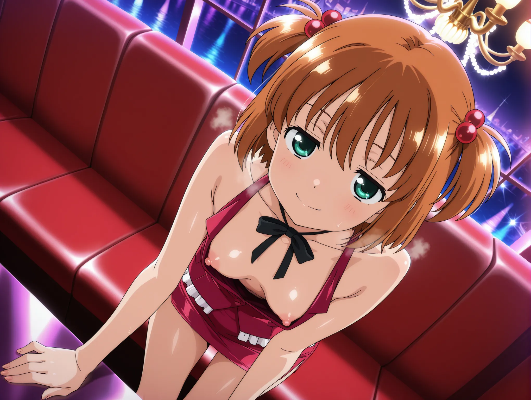 胸チラ
