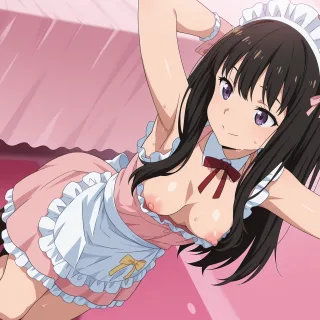 胸チラ